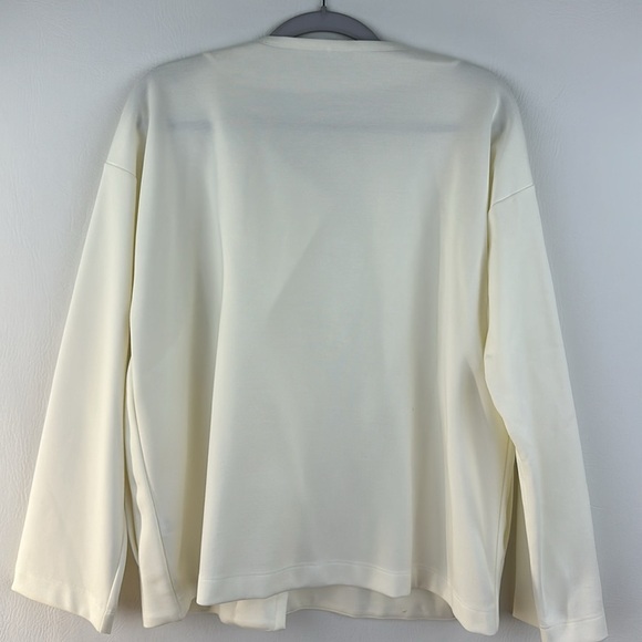 Eileen Fisher Flex Tencel Ponte Asymmetrical Jacket - Picture 7 of 11